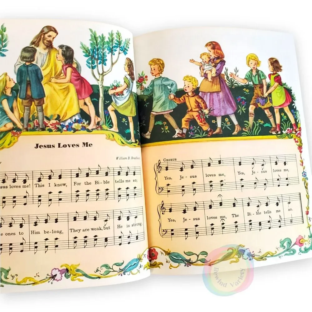 Vintage 1974 A Little Golden Book of Hymns Corinne Malvern